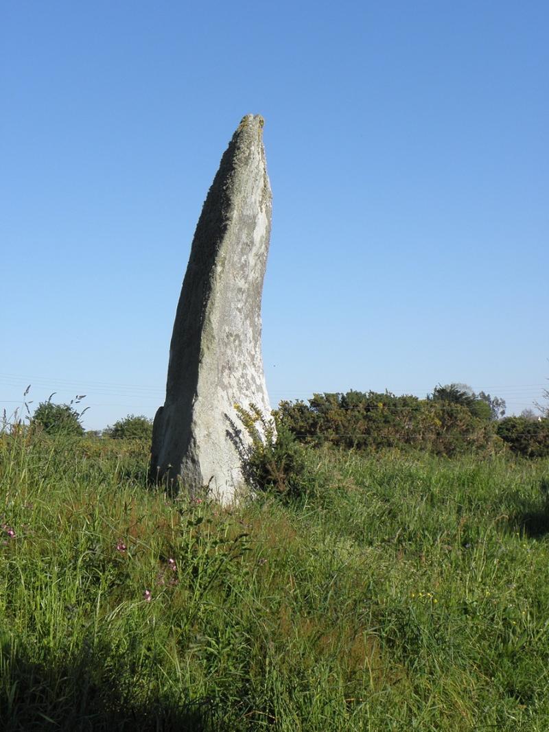 Menhir de Couinandré, Plouescat