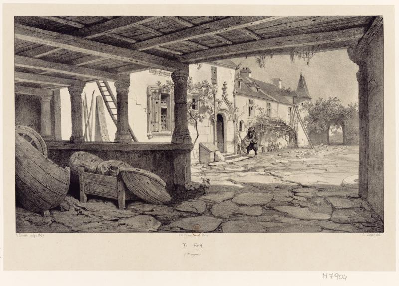 Ancien manoir de la Forêt, à Kerfeunten (détruit), Quimper
