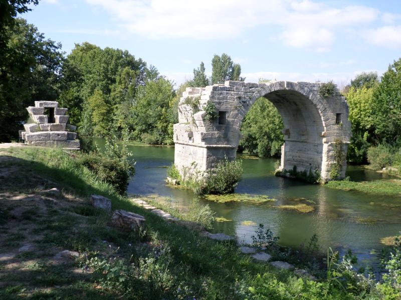 Via Domitia : Pont d'Ambrussum, Gallargues-le-Montueux