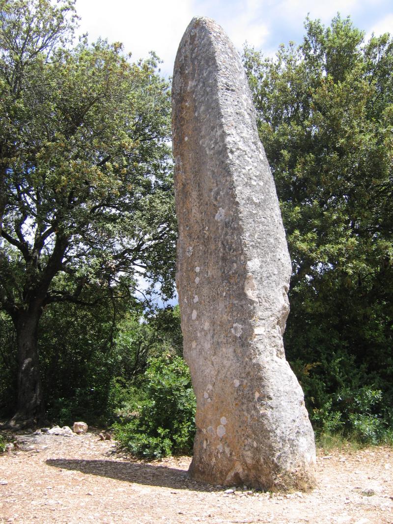Menhir de la Pierre Plantée, Lussan