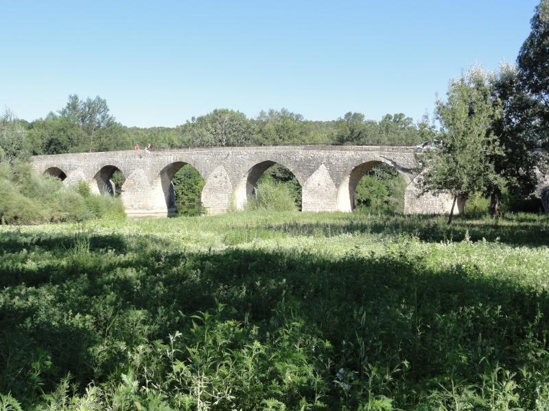 Pont Charles-Martel sur la Cèze, La Roque-sur-Cèze