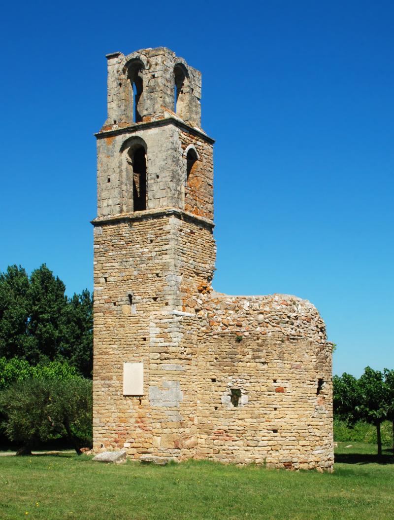 Ruines de la chapelle Saint-Martin, Saint-Victor-la-Coste