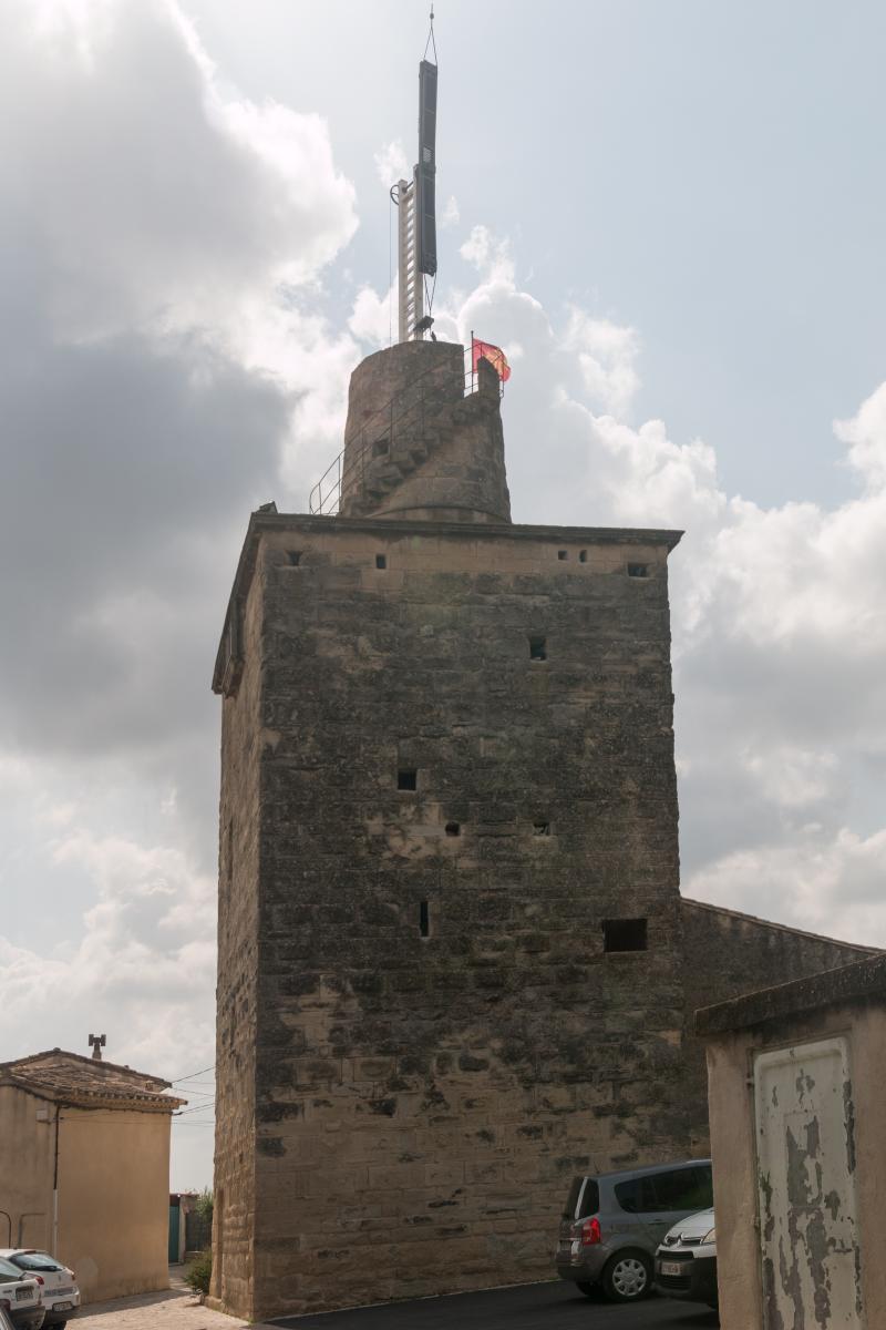 Tour médiévale, anciennement appelée tour romaine, Gallargues-le-Montueux
