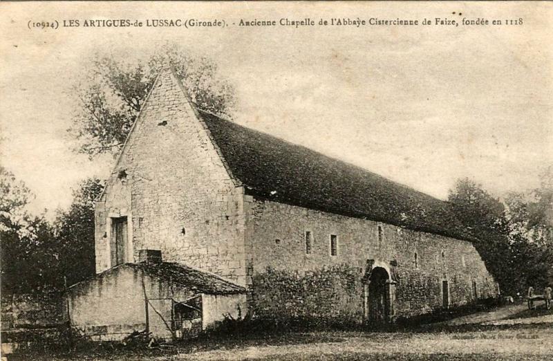 Ancienne abbaye de Faize, Les Artigues-de-Lussac