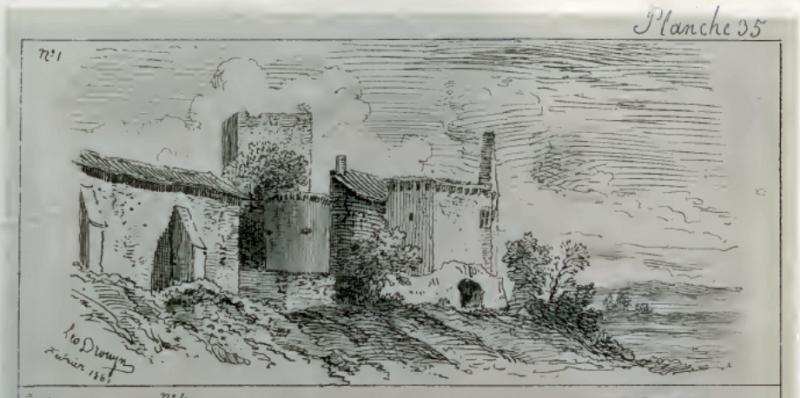 Ruines du château de Malengin, Montagne