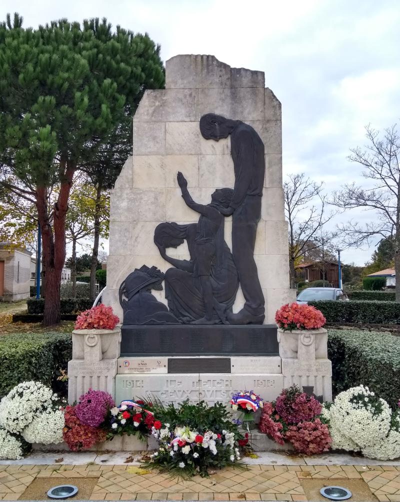 Monument aux Morts de la guerre 14-18, Le Teich
