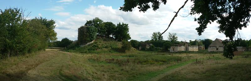 Vestiges du château de Bourg-le-Château, Bommiers