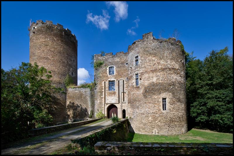 Vestiges du château de Châteaubrun, Cuzion