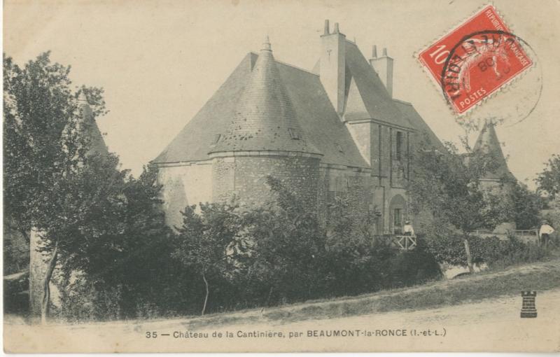 Manoir de la Cantinière, Beaumont-Louestault