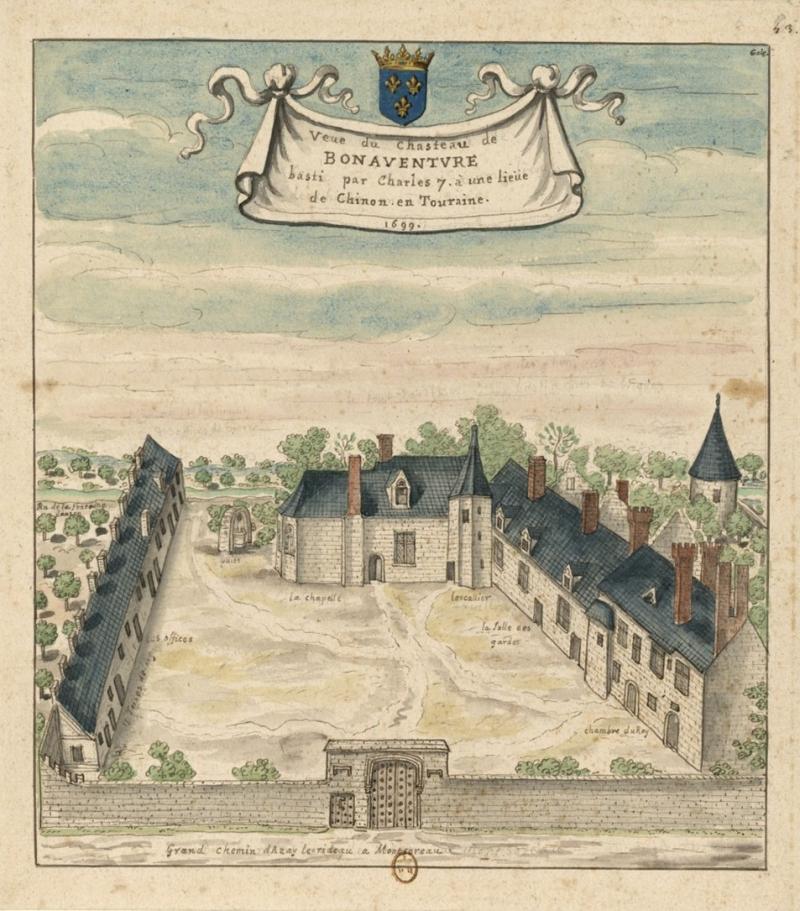 Ruines du château de Bonaventure, Huismes
