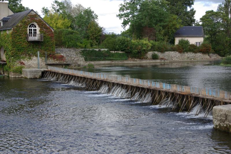 Site du barrage éclusé mobile à aiguilles de Nitray, Athée-sur-Cher