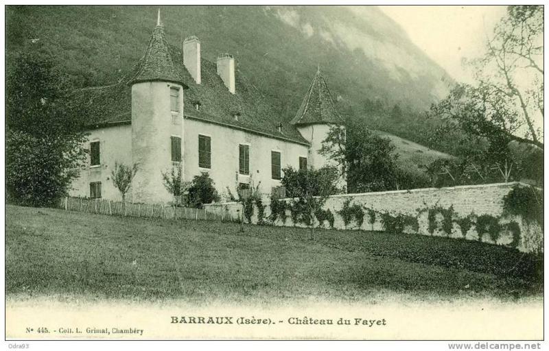 Château du Fayet, Barraux