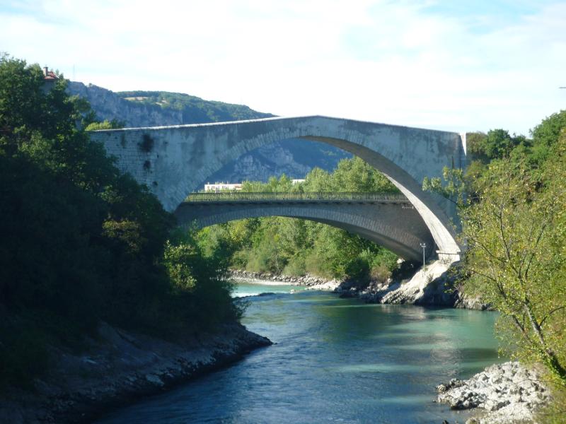 Vieux pont sur le Drac, Claix