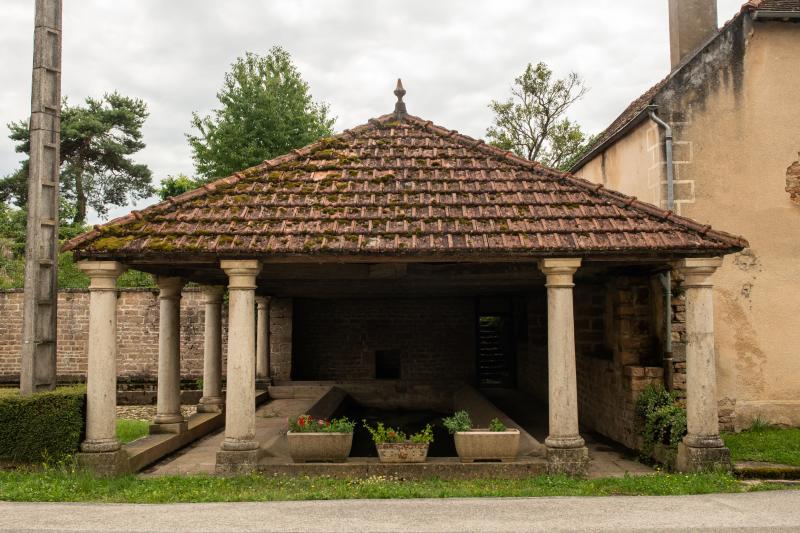 Pavillon de fontaine de la fontaine-lavoir, Peintre