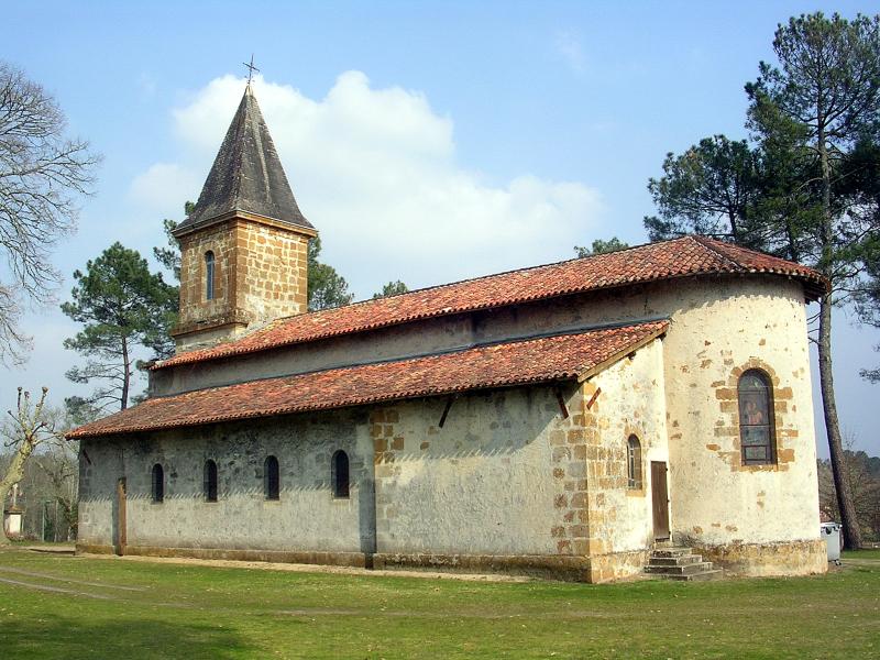 Eglise Saint-Etienne d'Uchacq, Uchacq-et-Parentis