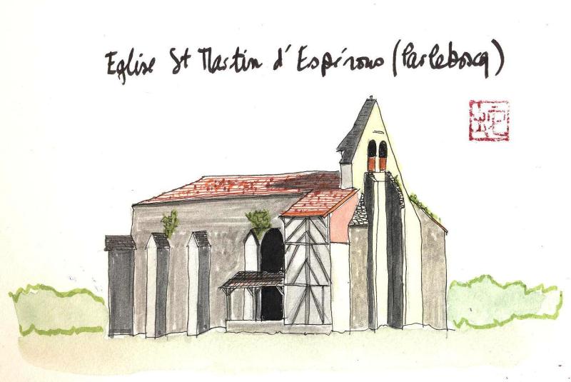 Eglise Saint-Martin d'Espérous, Parleboscq