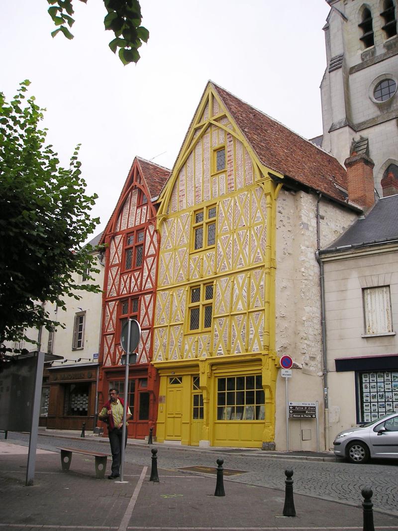 Deux maisons en bois du 15e siècle, Montrichard Val de Cher