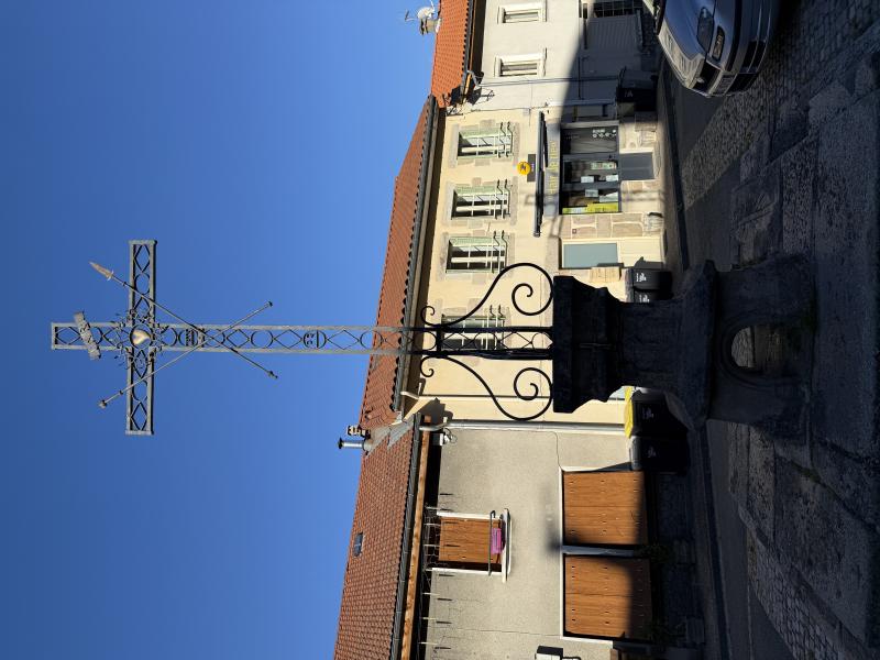 Croix située au Nord de l'église, Saint-Bonnet-le-Courreau