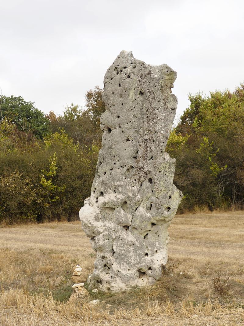 Menhir dénommé Grande Pierre ou Pierre de Minuit, Louzouer
