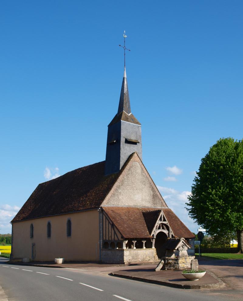 Eglise Saint-Aignan, Mérinville
