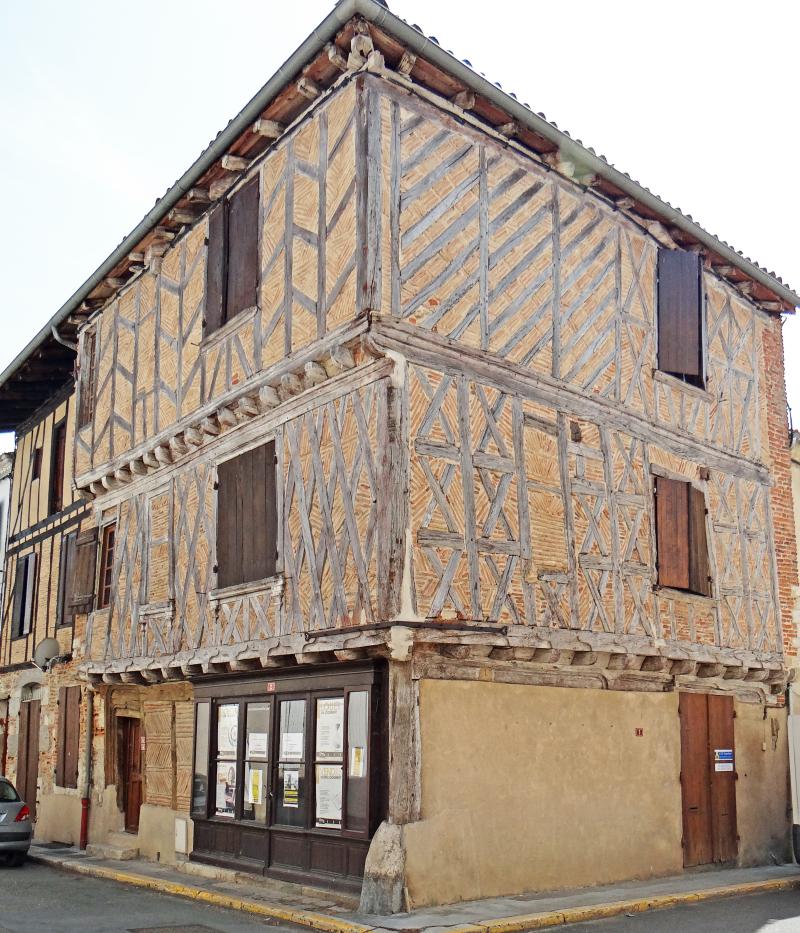 Maison à colombages, Damazan