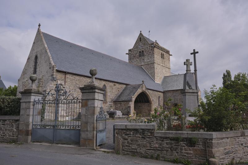 Eglise et cimetière qui l'entoure, Genêts
