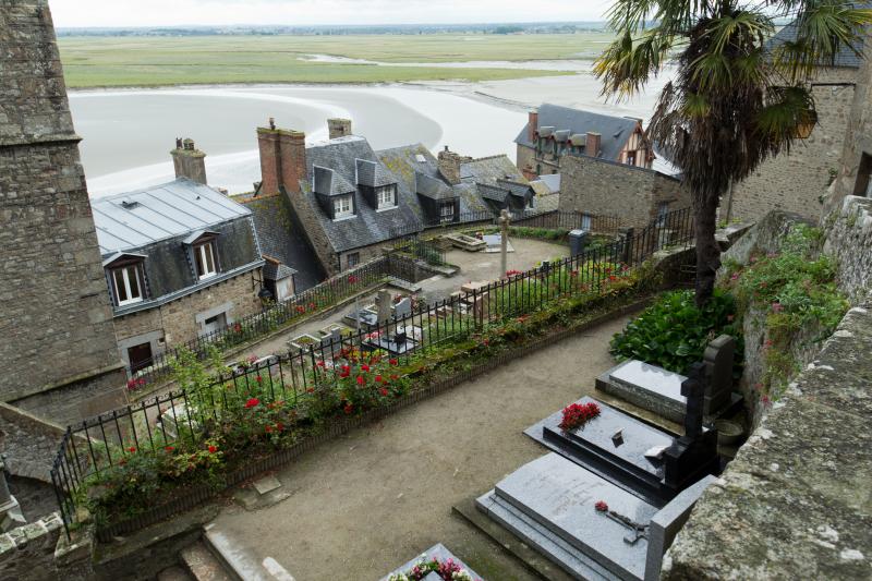Cimetière communal et son enceinte entourant l'église, Le Mont-Saint-Michel