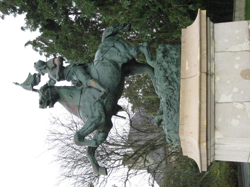 Monument à Jeanne d'Arc ou statue de Jeanne d'Arc, Montebourg