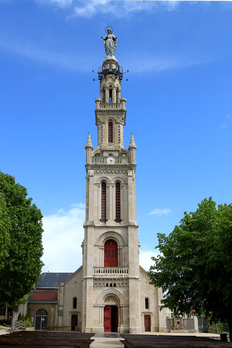 Eglise paroissiale de la Nativité de la Vierge dite Basilique Notre-Dame-de-Sion et ancien couvent des Tiercelins de Sion, Saxon-Sion