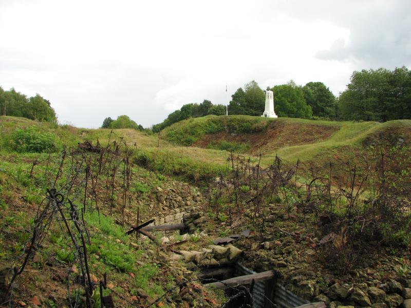 Terrains de zone rouge sur la butte, Vauquois
