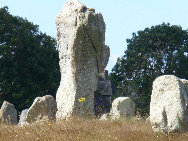 Six menhirs de l'enceinte du Ménec, Carnac