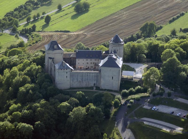 Ruines du château de Mensberg, dit aussi château de Malbrouck, Manderen-Ritzing