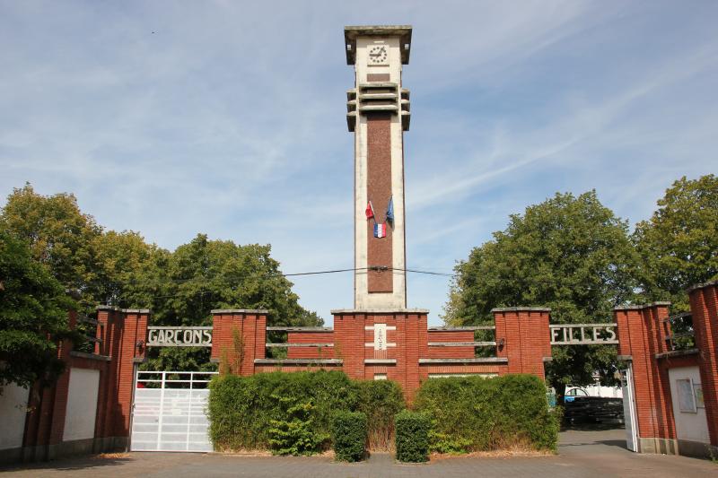 Ancien groupe scolaire du Centre, aujourd'hui Lefebvre-Malfait, Wasquehal