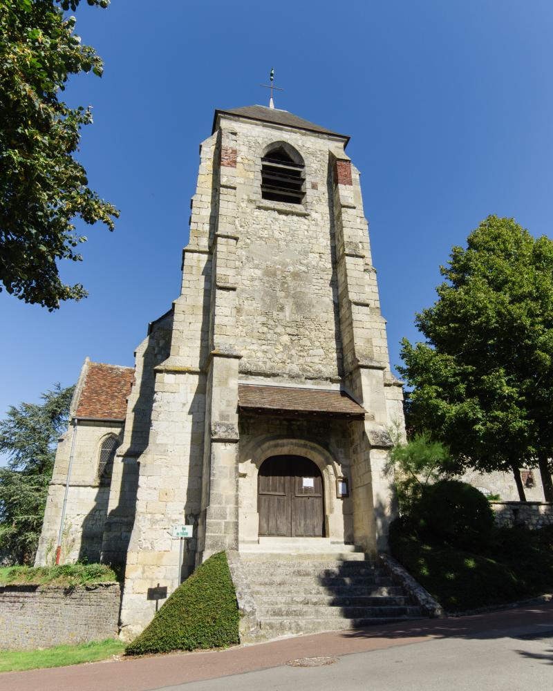 Eglise et terre-plein qui l'entoure, Lachelle