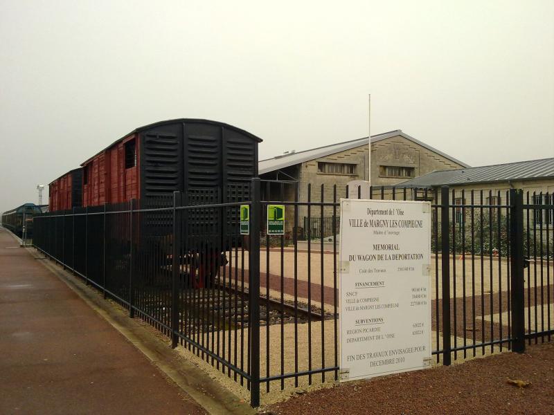 Quai des Déportés, en gare de Compiègne, Margny-lès-Compiègne