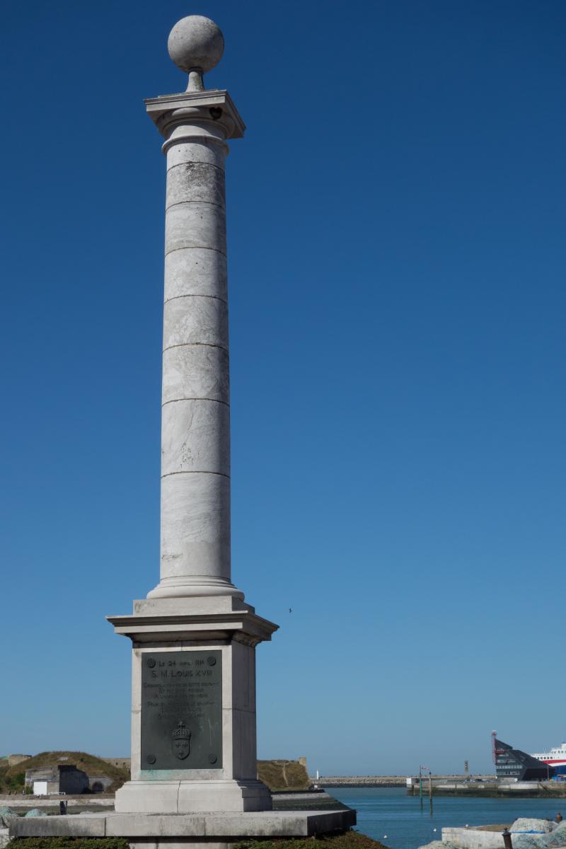 Colonne commémorative du débarquement de Louis XVIII à Calais, Calais