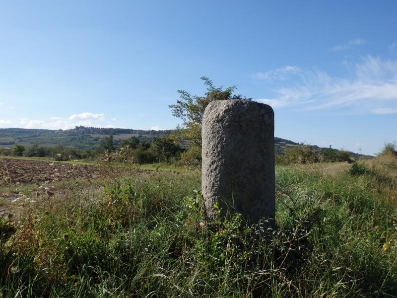 Borne milliaire romaine de Brossel, Le Broc