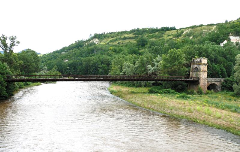 Pont suspendu sur l'Allier, Issoire