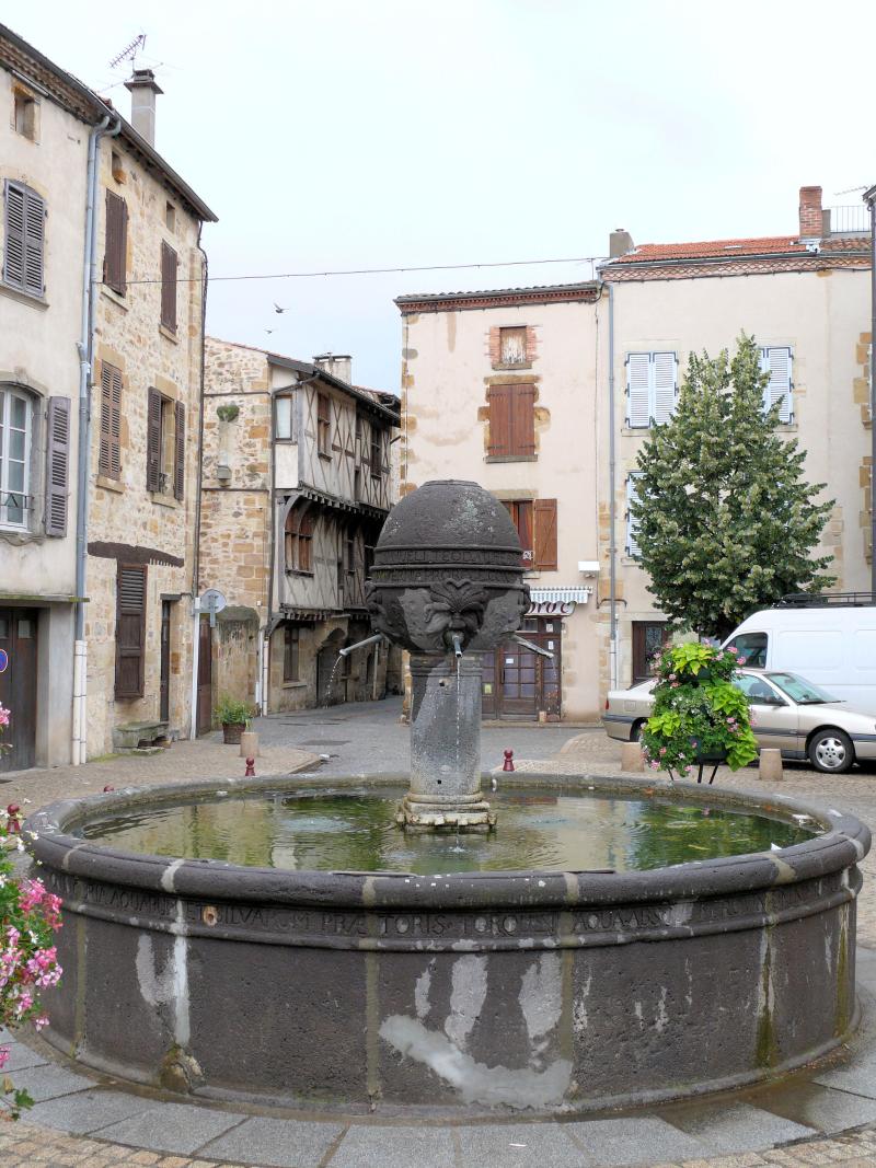 Fontaine du 16e siècle, Vic-le-Comte