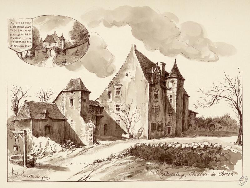 Château de Brassalay, Biron