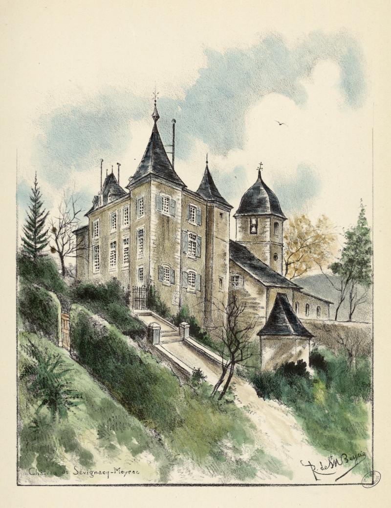 Château de Sévignac dit château d'Etigny (ancienne abbaye laïque), Sévignacq-Meyracq
