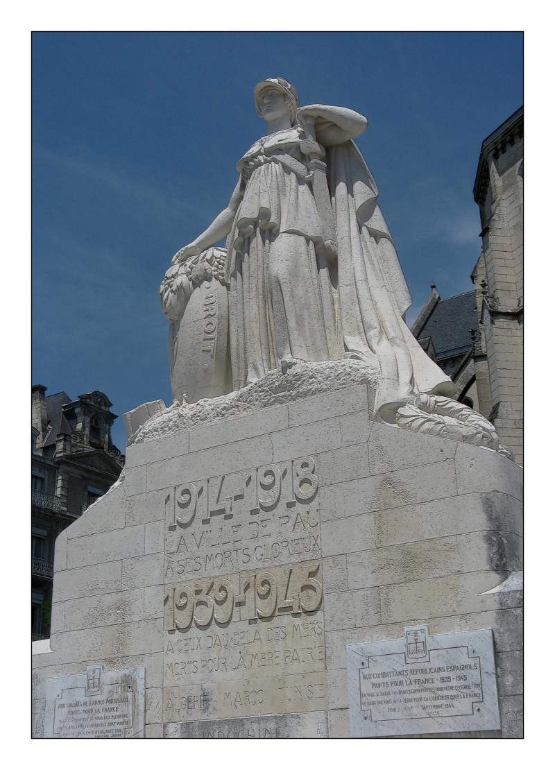 Monument aux morts de la guerre 1914-1918, Pau