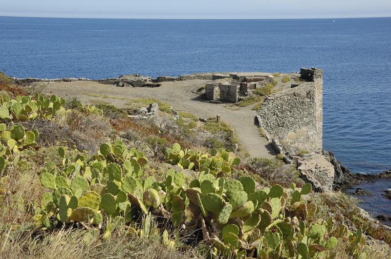 Vestiges du Fort de la Mauresque, Port-Vendres
