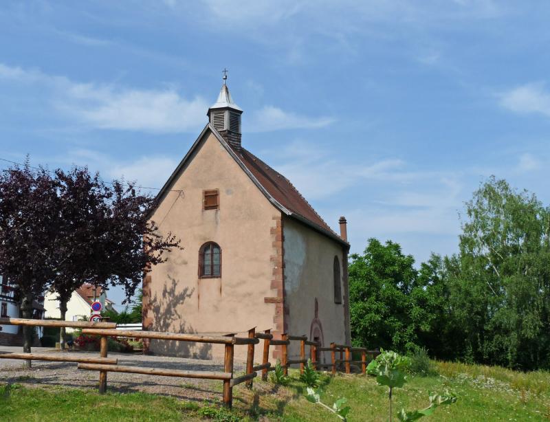 Le Kloesterlé, chapelle de l'ancien prieuré, ou chapelle de la Vierge, Mollkirch