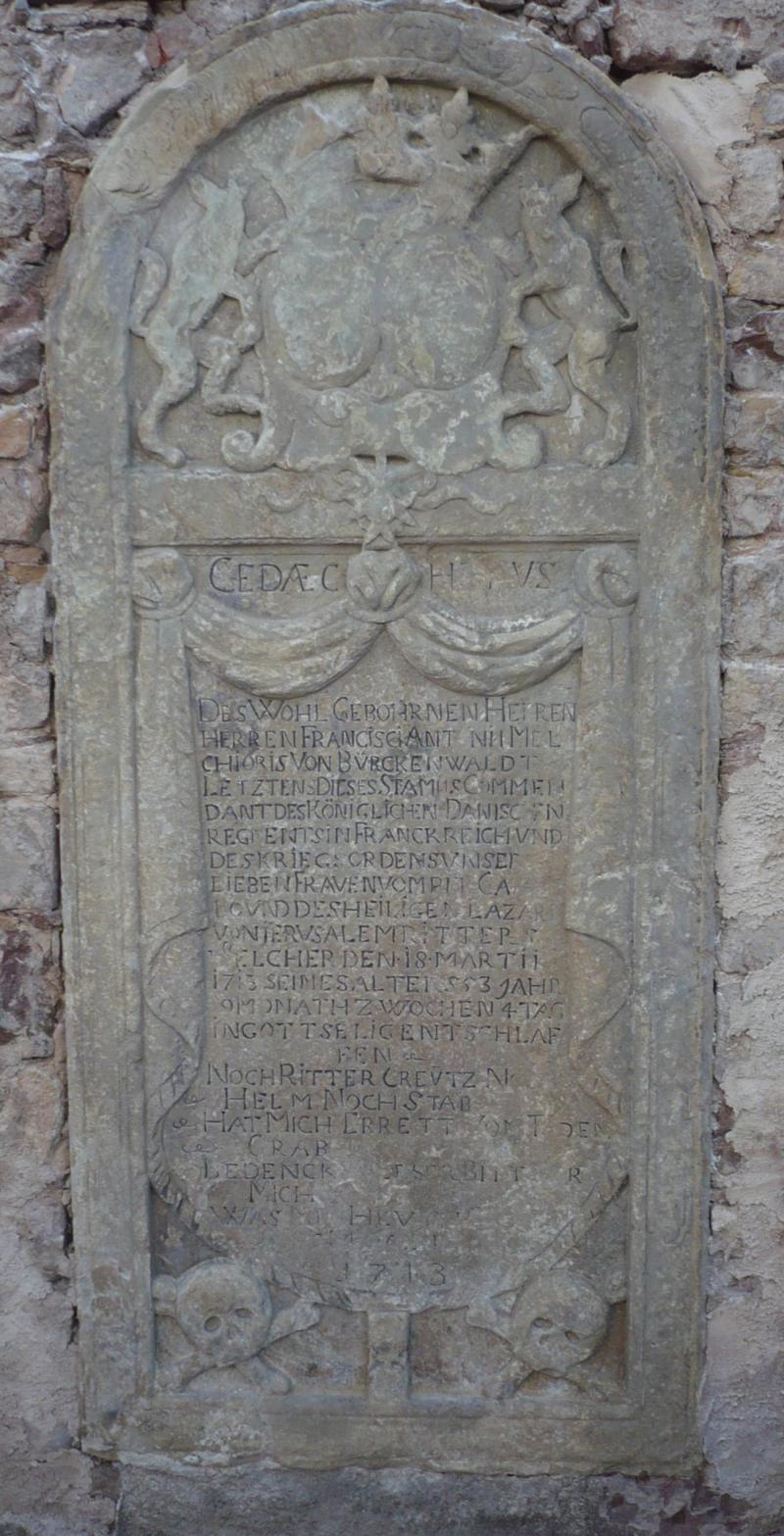 Cimetière (monument funéraire de Jean-François Melchior), Oberschaeffolsheim