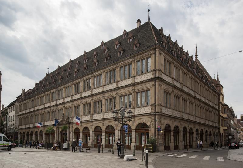 Ancien hôtel de ville dit Neue Bau, actuellement Hôtel de la Chambre de Commerce et d'Industrie de Strasbourg et du Bas-Rhin, Strasbourg