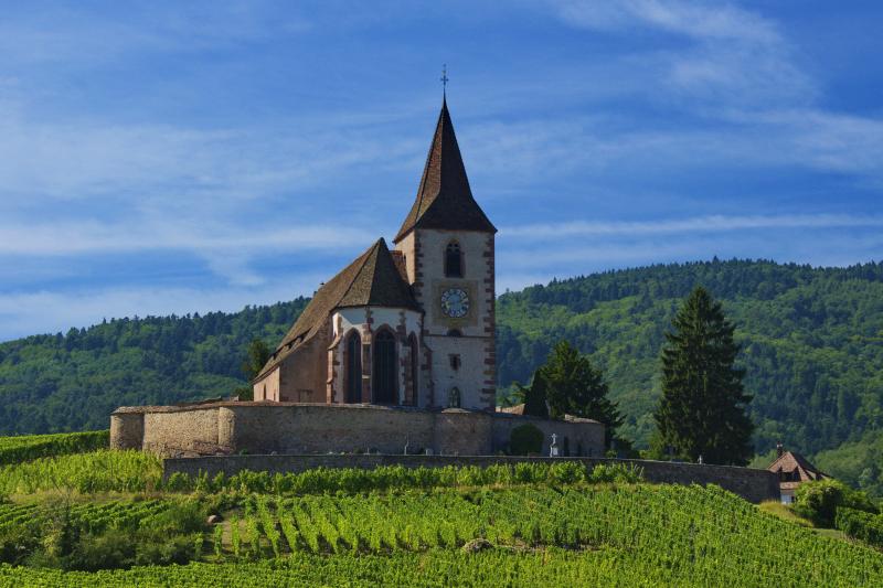 Eglise mixte Saint-Jacques-le-Majeur et son enceinte fortifiée, Hunawihr