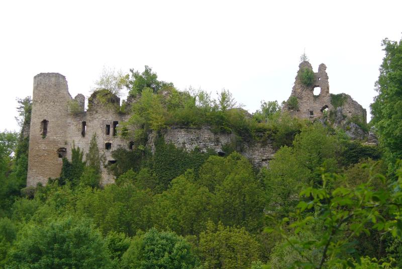 Ruines du château de Morimont, Oberlarg