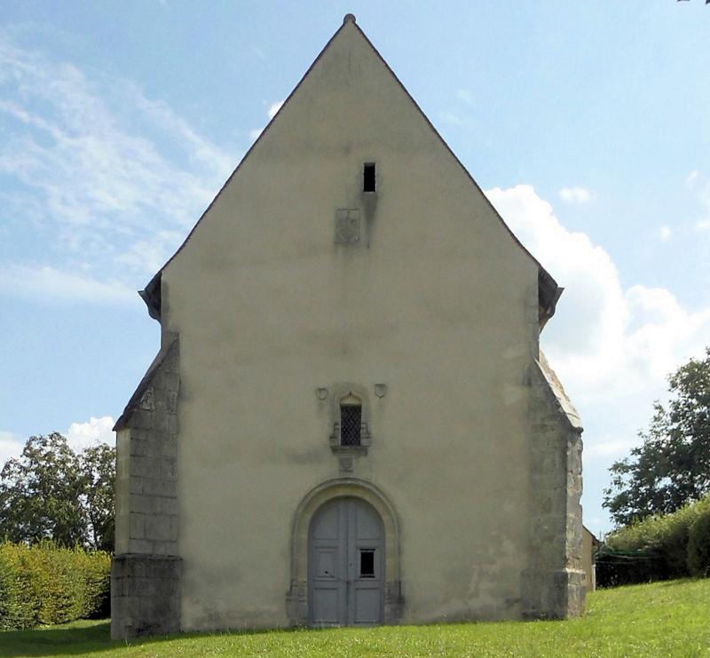 Chapelle Sainte-Reine-de-Queutrey (ancienne) et ermitage adossé à son chevet, Vellexon-Queutrey-et-Vaudey