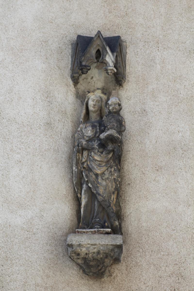 Statue de la Vierge à l'enfant, Autun